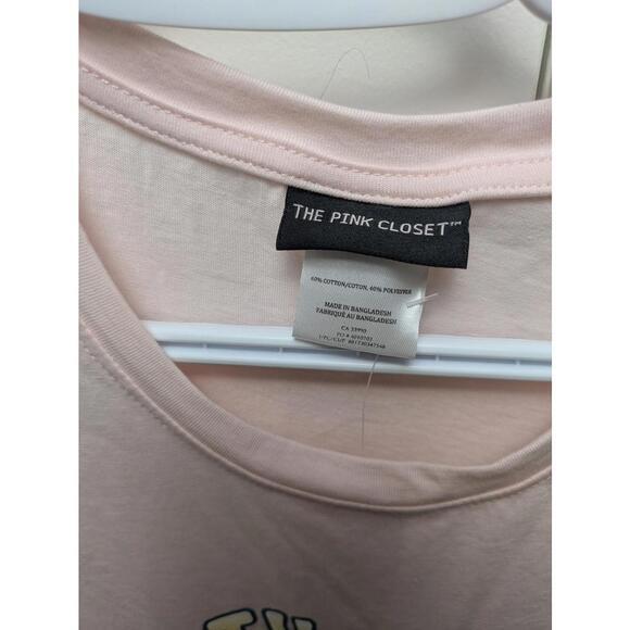 Women's L The Pink Closet Graphic Tee Pink - Picture 4 of 6